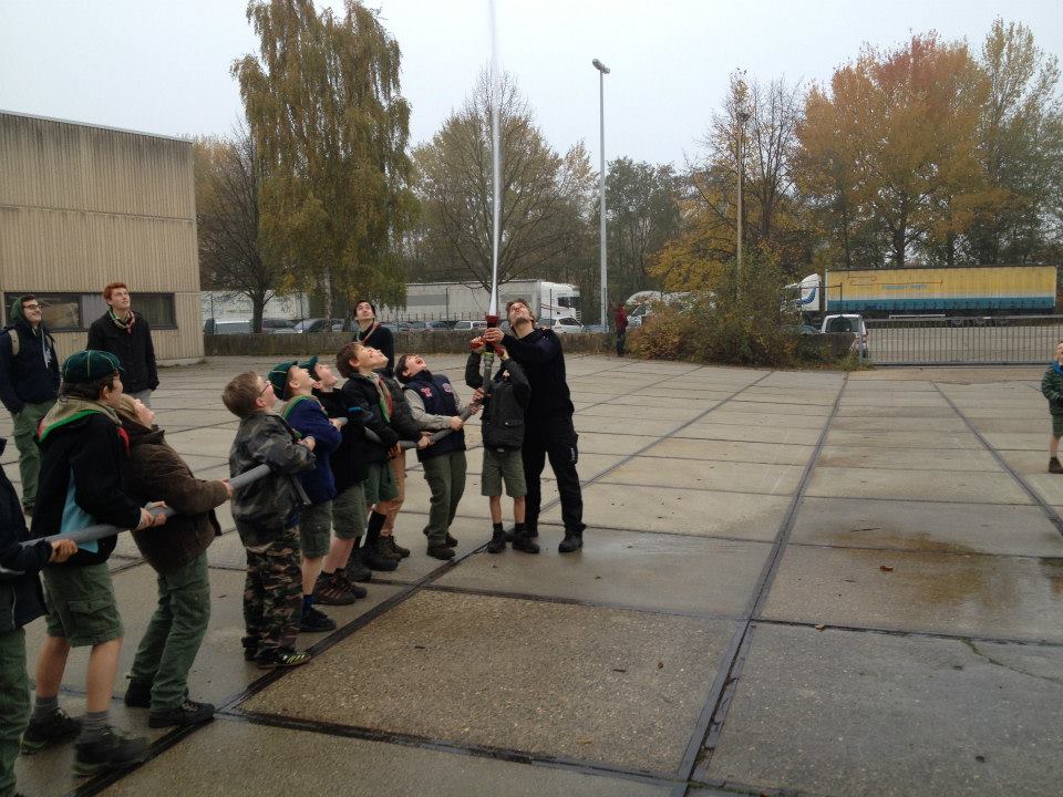 Sint-Martinus den XIIde - Bezoek Brandweer Welpen Kiewit